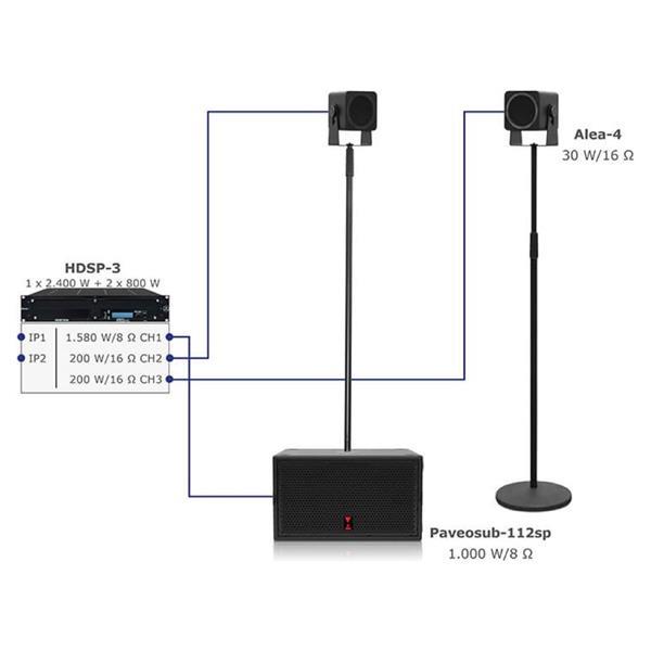 Grote foto voice acoustic speakerset alea 12 inch passief subsat 4 set muziek en instrumenten speakers