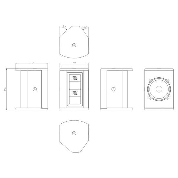 Grote foto tennax speaker 5 inch passief tennax centri 5 muziek en instrumenten speakers