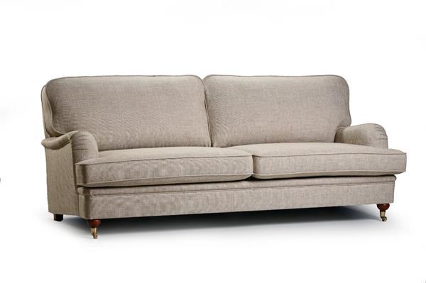 Grote foto klassieke bank landelijk in leder en stof nu 795 huis en inrichting bankstellen