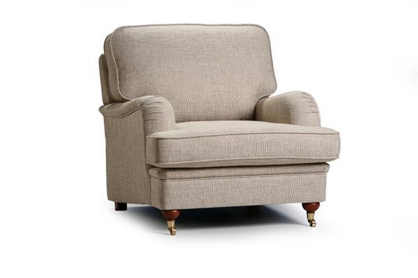 Grote foto klassieke bank landelijk in leder en stof nu 795 huis en inrichting bankstellen