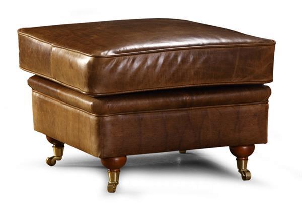 Grote foto klassieke bank landelijk in leder en stof nu 795 huis en inrichting bankstellen