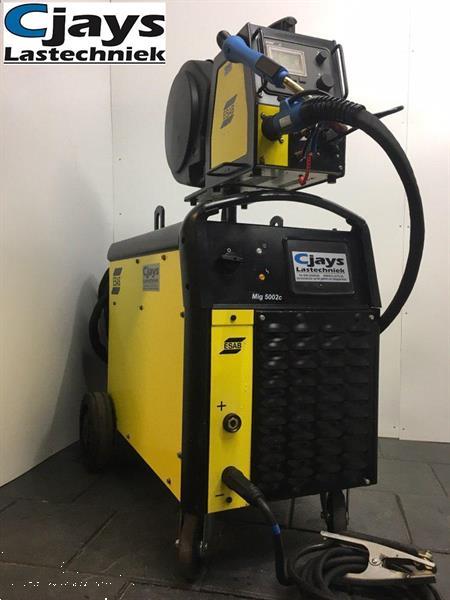Grote foto esab mig 5002c pulse synergisch watergekoeld lasapparaat doe het zelf en verbouw lasapparaten