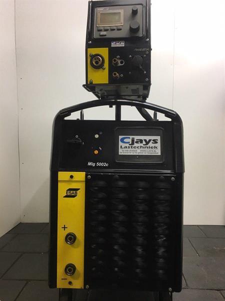 Grote foto esab mig 5002c pulse synergisch watergekoeld lasapparaat doe het zelf en verbouw lasapparaten