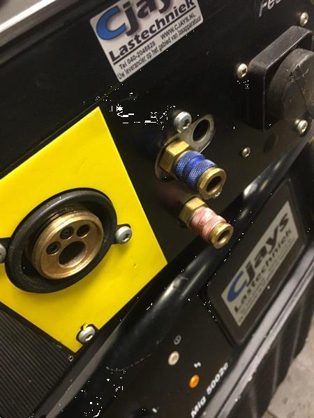 Grote foto esab mig 5002c pulse synergisch watergekoeld lasapparaat doe het zelf en verbouw lasapparaten