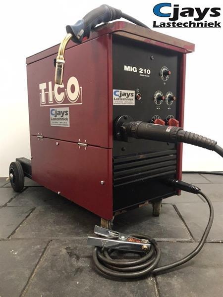 Grote foto tico mig 210 lasapparaat co2 lasmachine laspost 210 amp re doe het zelf en verbouw lasapparaten