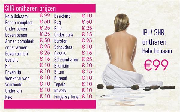 Grote foto ipl shr ontharen 99 euro voor het hele lichaam beauty en gezondheid ontharing