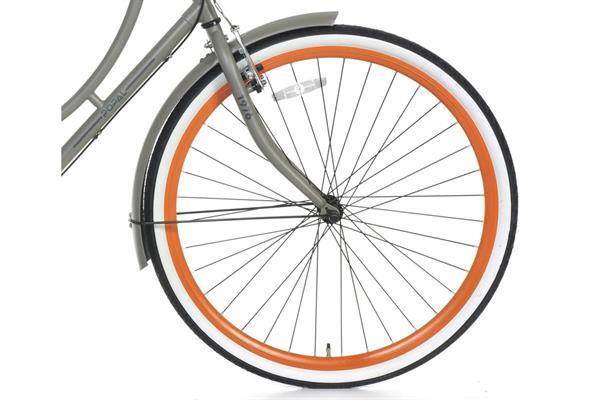 Popal Damesfiets Grijs Oranje 3V Kopen | Algemeen