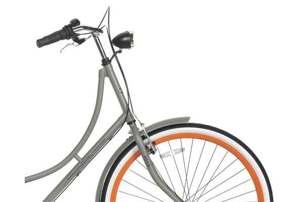 Popal Damesfiets Grijs Oranje 3V Kopen | Algemeen
