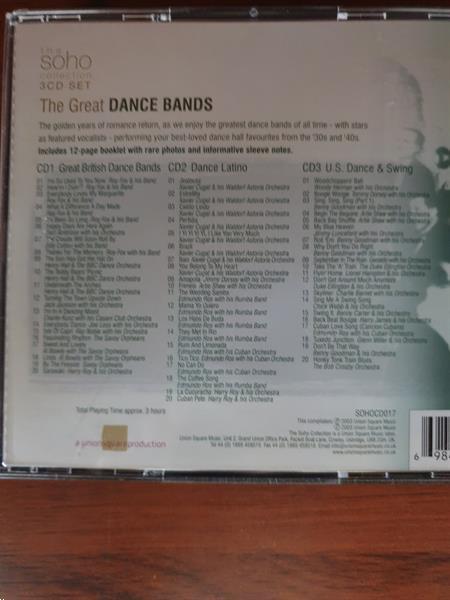 Grote foto 3cd the great dance bands muziek en instrumenten cds minidisks cassettes