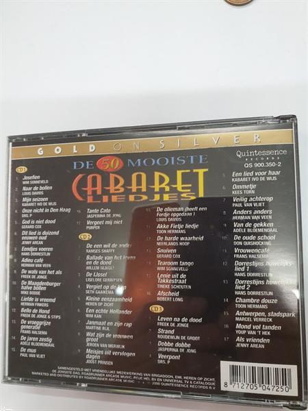 Grote foto 3cd set de 50 mooiste cabaret liedjes muziek en instrumenten cds minidisks cassettes