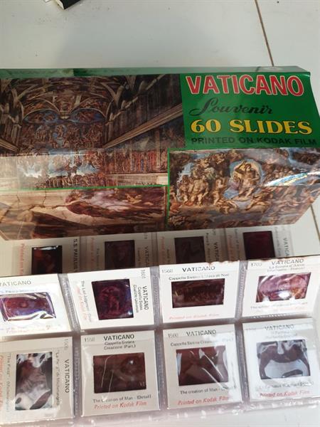 Grote foto 60 delige dia serie bezienswaardigheden van het vaticaan verzamelen overige verzamelingen