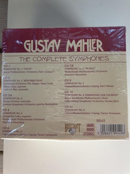 Grote foto 11 cd box gustav mahler the complete symphonies muziek en instrumenten cds minidisks cassettes