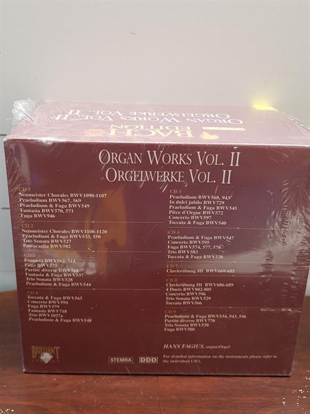 Grote foto 9cd set bach edition organ works vol ii muziek en instrumenten cds minidisks cassettes