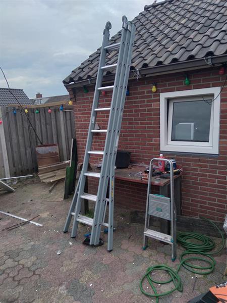 Grote foto dirks ladder 3x9 sporten doe het zelf en verbouw ladders en trappen