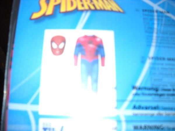 Grote foto luxe verkleedpak spiderman 2 delig maat 134 140 kinderen en baby overige