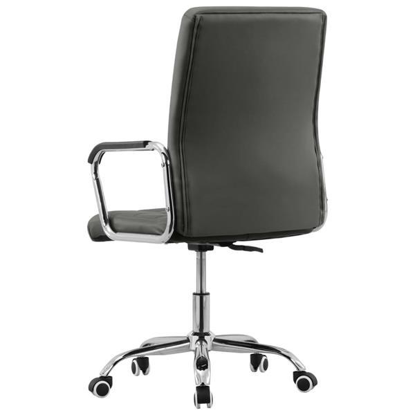 Grote foto vidaxl kantoorstoel draaibaar stof antracietkleurig huis en inrichting stoelen