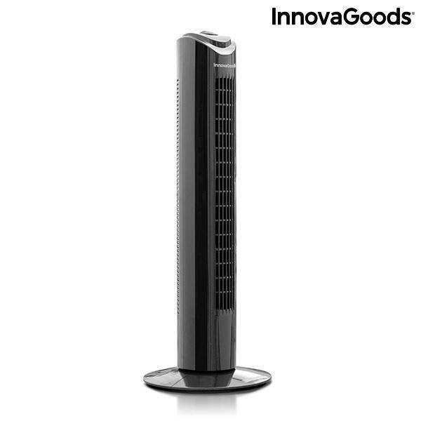 Grote foto torenventilator innovagoods 80 cm 50w zwart witgoed en apparatuur ventilatoren en airco
