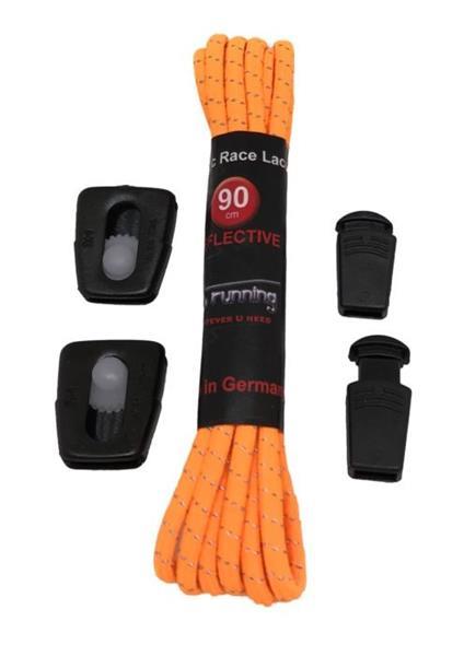 Grote foto elastische veters oranje oranje kleding heren sportkleding