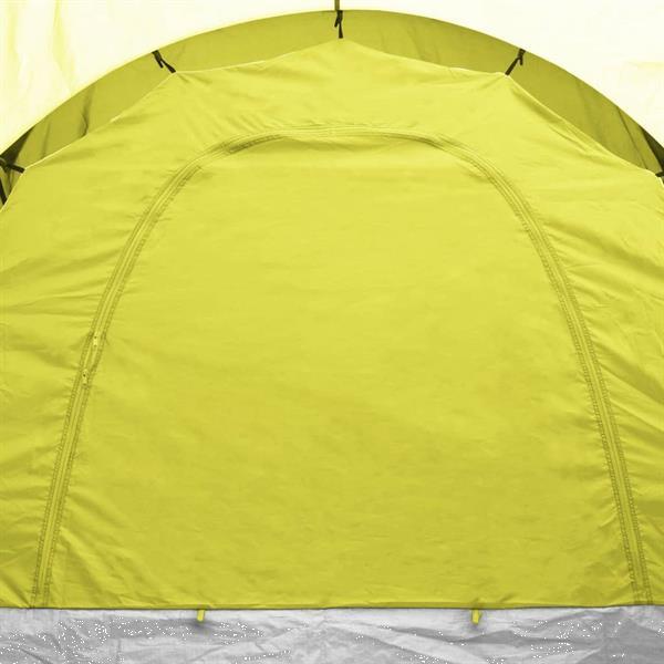 Grote foto vidaxl tent 6 persoons blauw en geel caravans en kamperen kampeertoebehoren