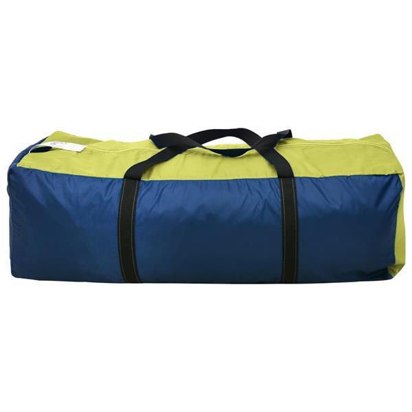 Grote foto vidaxl tent 6 persoons blauw en geel caravans en kamperen kampeertoebehoren