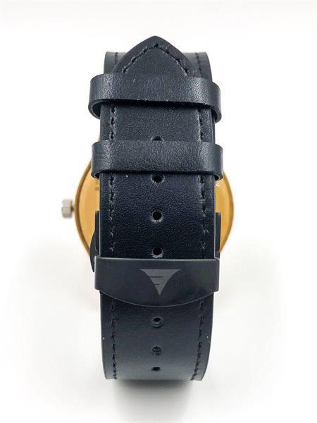 Grote foto kylemore bamboo black leather kleding dames horloges