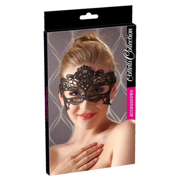 Grote foto oogmasker met borduursels erotiek kleding