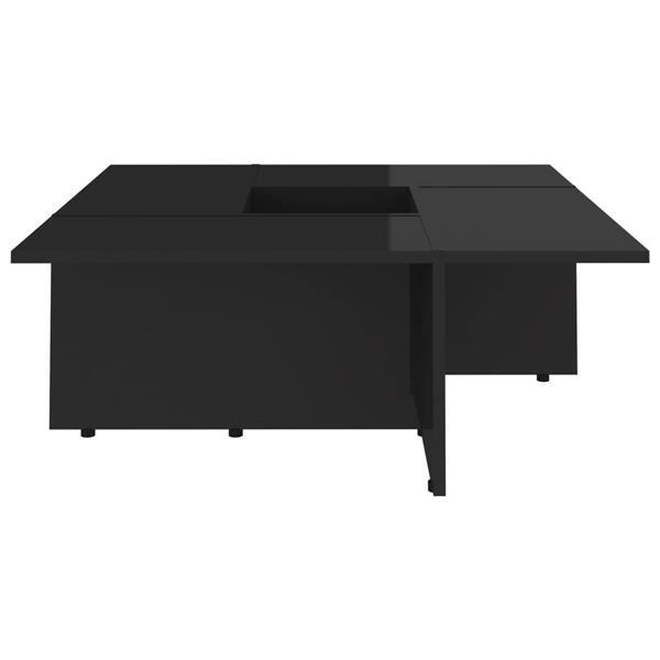 Grote foto salontafel 79 5x79 5x30 cm spaanplaat hoogglans zwart erotiek vibrators