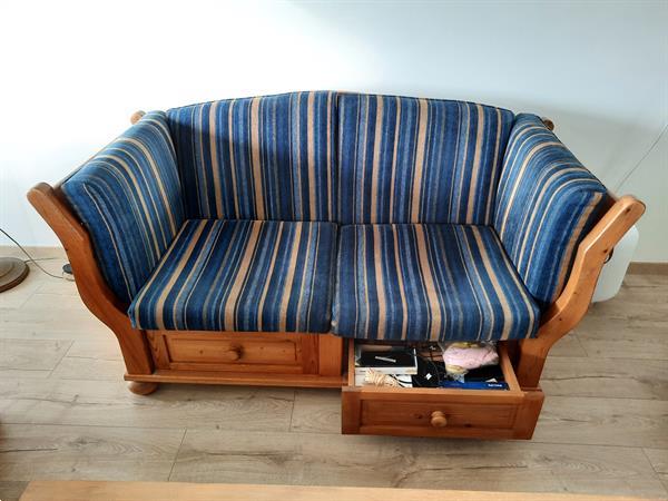 Grote foto grenen banken huis en inrichting bankstellen