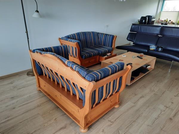 Grote foto grenen banken huis en inrichting bankstellen