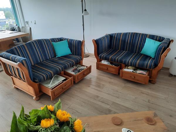 Grote foto grenen banken huis en inrichting bankstellen