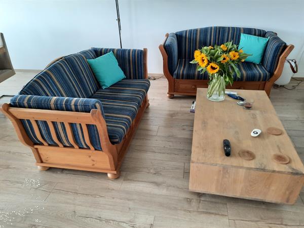 Grote foto grenen banken huis en inrichting bankstellen