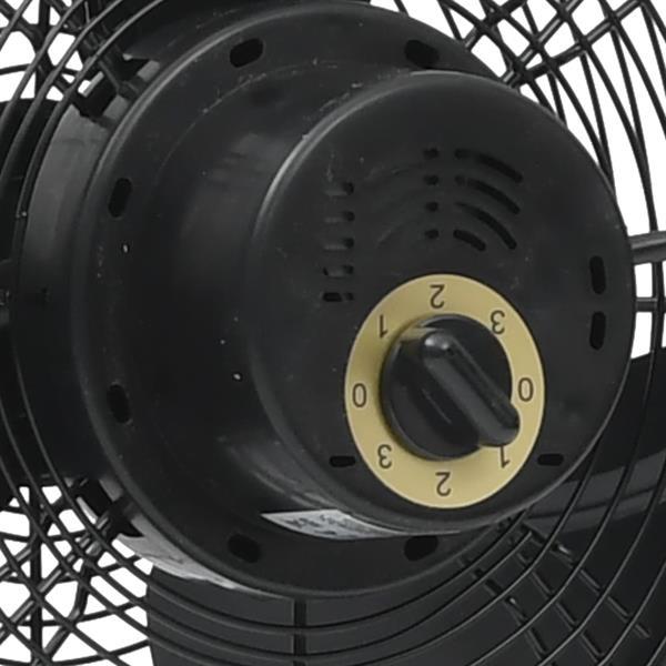 Grote foto vidaxl vloerventilator 3 snelheden 40 w 40 cm zwart witgoed en apparatuur ventilatoren en airco