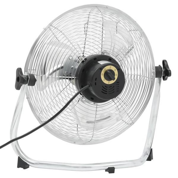 Grote foto vidaxl vloerventilator 3 snelheden 60 w 45 cm witgoed en apparatuur ventilatoren en airco