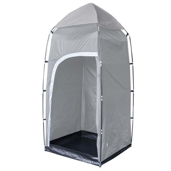 Grote foto bo camp douche wc tent 100x100x200 cm grijs caravans en kamperen kampeertoebehoren