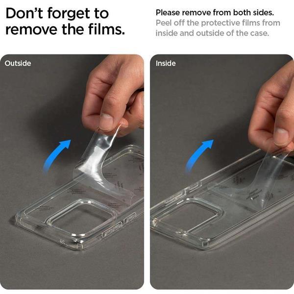 Grote foto spigen ultra hybrid case s samsung galaxy s21 ultra transpar telecommunicatie samsung