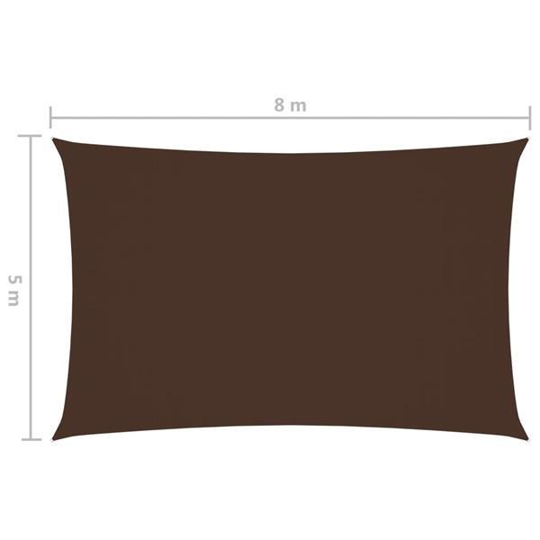 Grote foto vidaxl voile de parasol tissu oxford rectangulaire 5x8 m mar tuin en terras overige tuin en terras