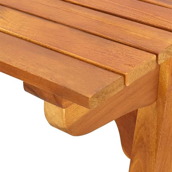 Grote foto vidaxl table de jardin 150x90x75 cm bois d acacia solide tuin en terras tuinmeubelen