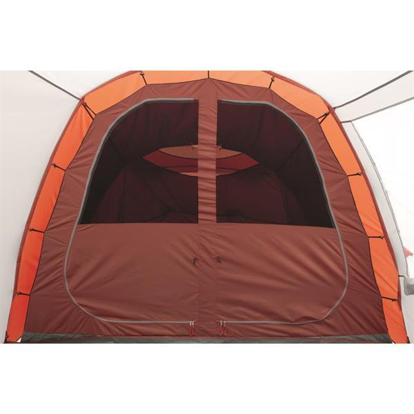 Grote foto easy camp tent huntsville 400 4 persoons rood en cr me caravans en kamperen kampeertoebehoren