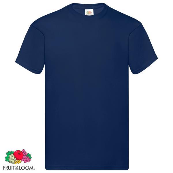 Grote foto fruit of the loom t shirts original 10 st s katoen marinebla kleding heren overhemden