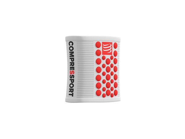 Grote foto compressport sweatband white per stuk sport en fitness loopsport en atletiek
