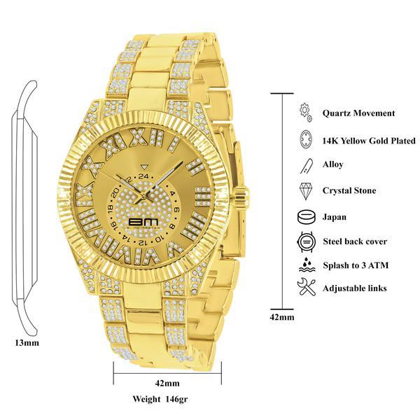 Grote foto protuberant watch set 530502 kleding dames horloges