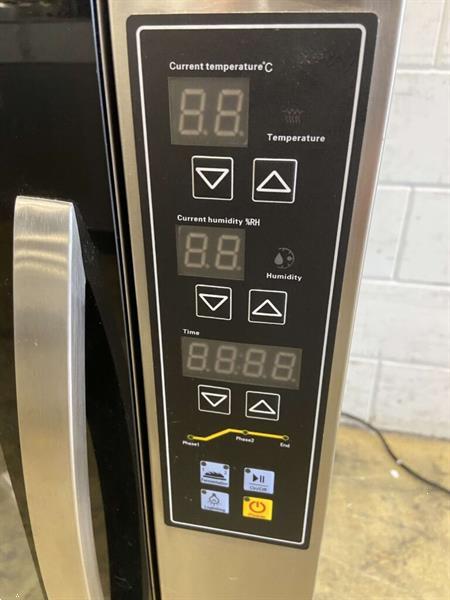 Grote foto rvs verrijdbare rijskast 8 x 60 40 cm 230v bakkerij horeca diversen overige diversen