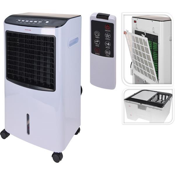 Grote foto luxe aircooler 8 liter met heater witgoed en apparatuur ventilatoren en airco