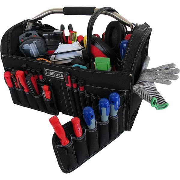 Grote foto toolpack gereedschaptas doe het zelf en verbouw gereedschappen en machines