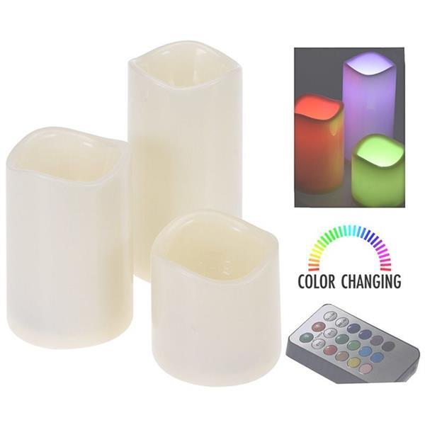 Grote foto kleurveranderende led kaarsen met afstandsbediening set va witgoed en apparatuur algemeen
