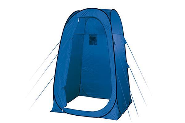 Grote foto douchetent rimini 125 cm polyester blauw caravans en kamperen tenten