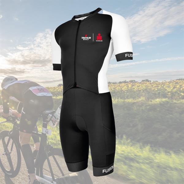 Grote foto ironman nederland x triathlonworld speed suit v2 black w kleding heren sportkleding