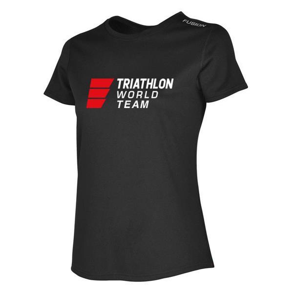 Grote foto triathlonworld team fusion nova t shirt dames size l kleding dames sportkleding