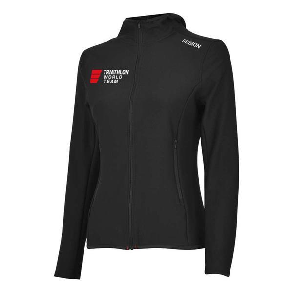 Grote foto triathlonworld team fusion recharge hoodie dames size kleding dames sportkleding