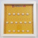 Grote foto lego display cmf serie 1 kinderen en baby duplo en lego